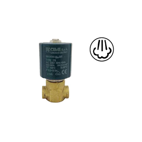 Eletroválvula de vapor CEME 1/2″ 230V (9914) Ø 5,5mm