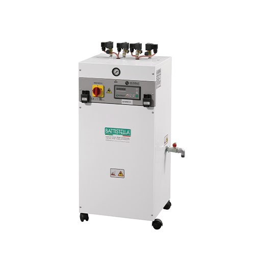 SATURNO 4F Gerador de vapor com caldeira de 10L e 4 ferros